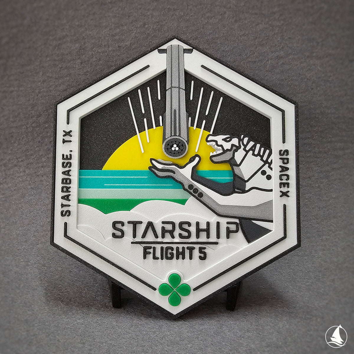 SpaceX Starship - Test flight 5 - 3D print patch