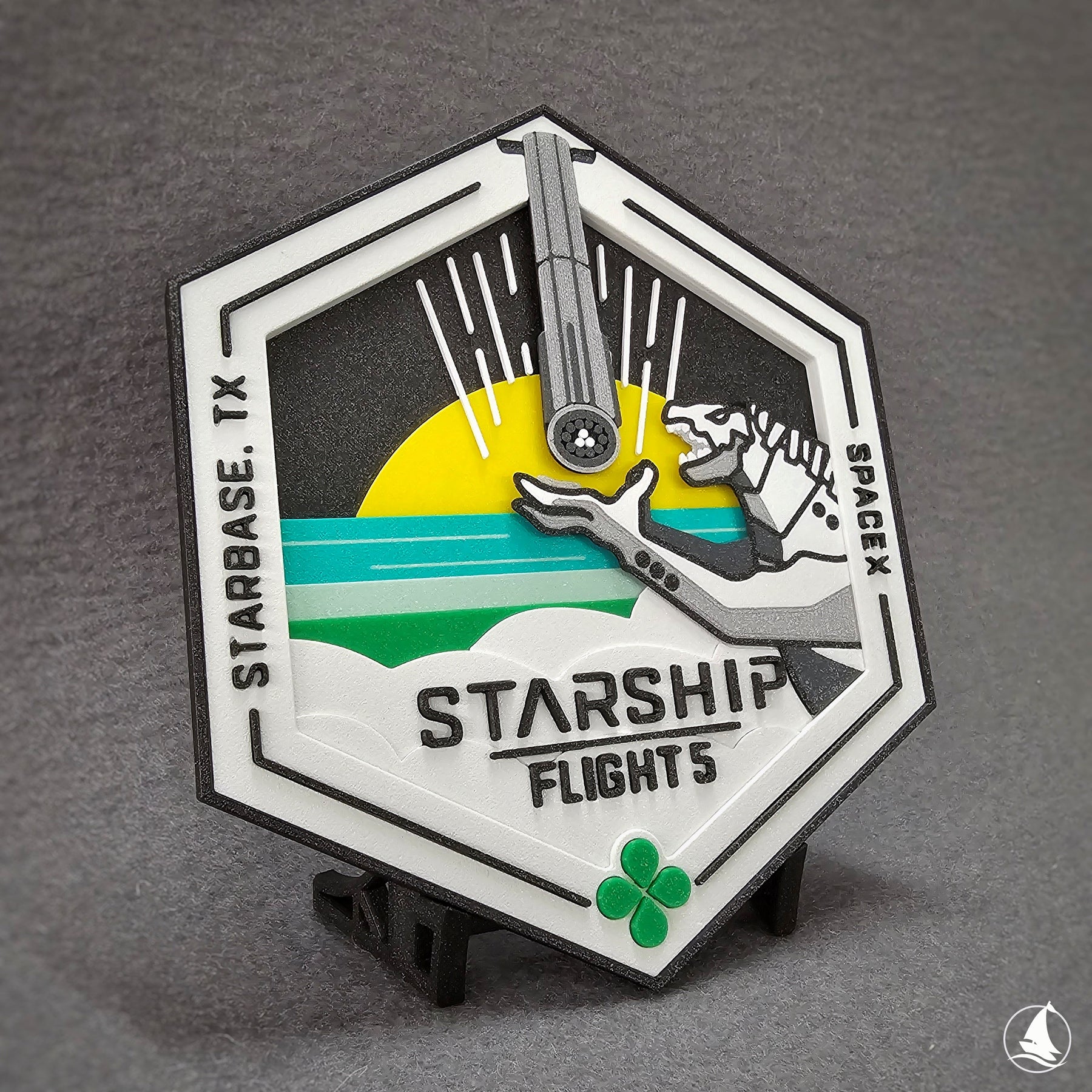 SpaceX Starship - Test Flight 5 - 3D-Druck Patch