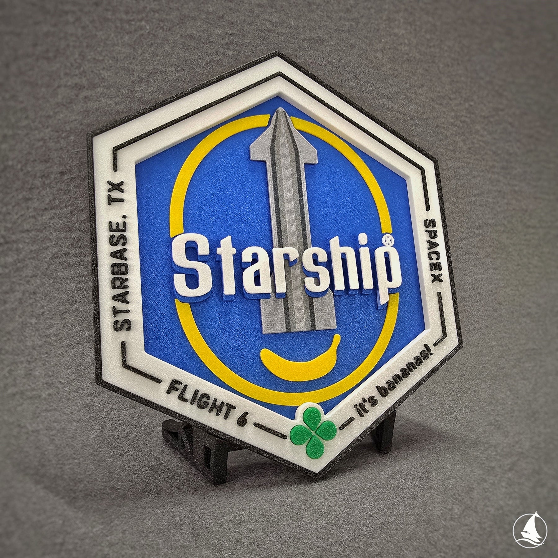 SpaceX Starship - Test Flight 6 - 3D-Druck Patch