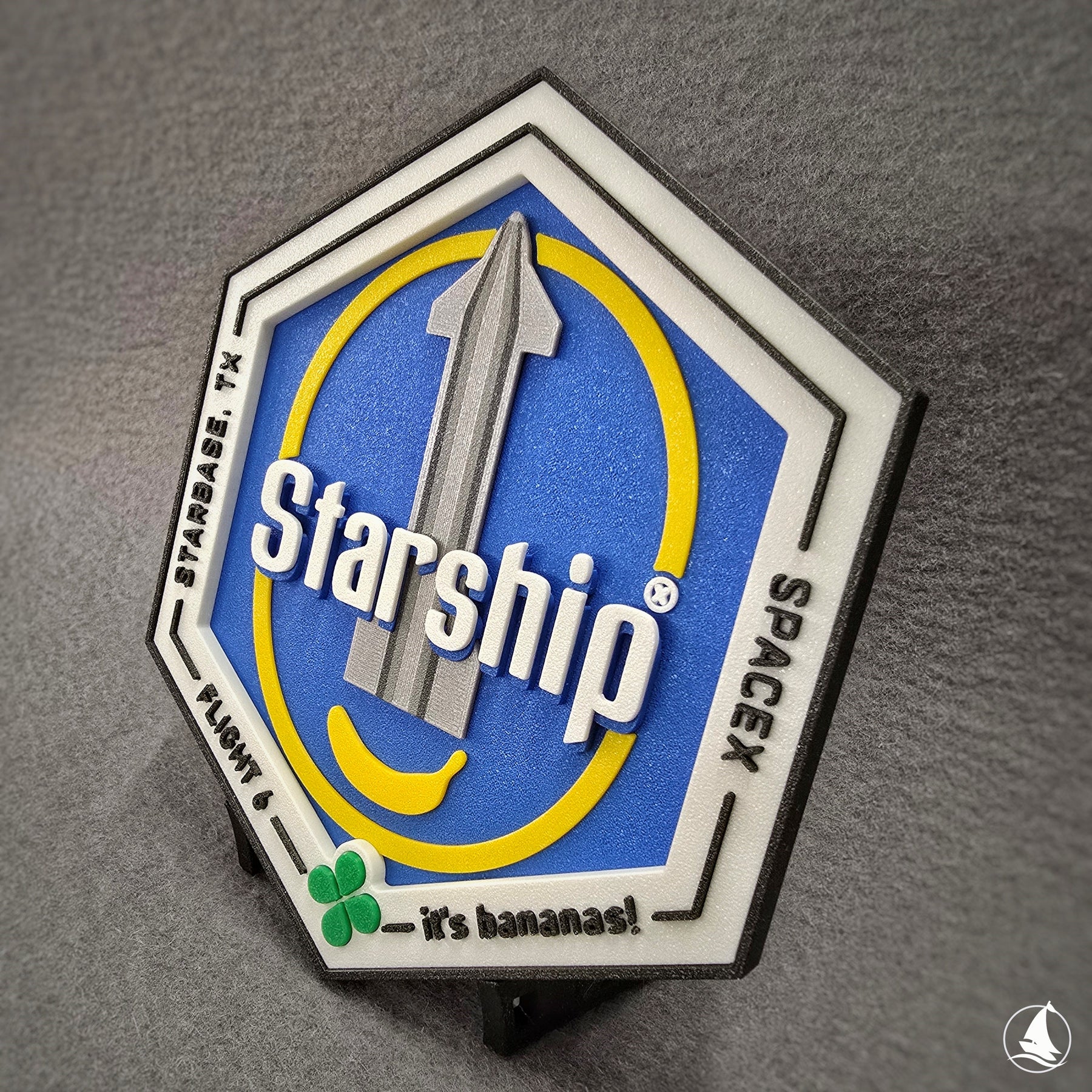 SpaceX Starship - Test Flight 6 - 3D-Druck Patch