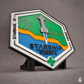 SpaceX Starship - Test Flight 4 - 3D-Druck Patch