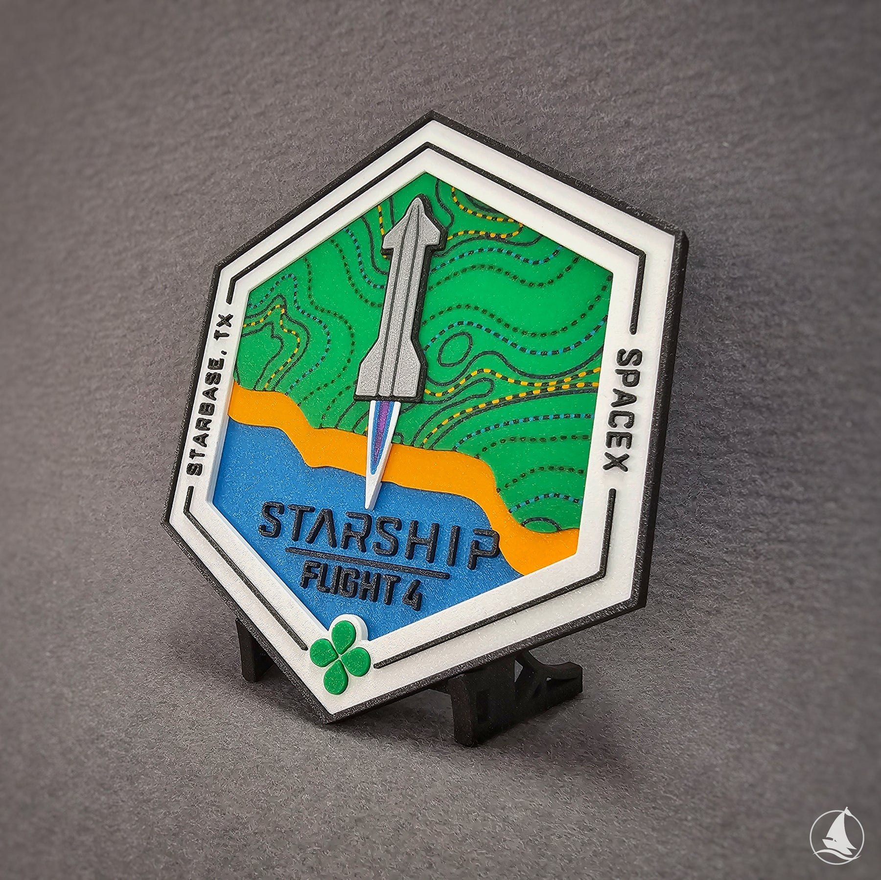 SpaceX Starship - Test Flight 4 - 3D-Druck Patch