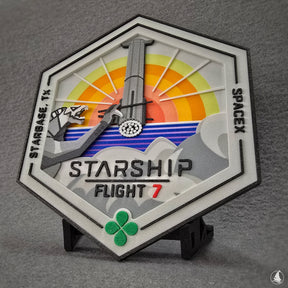 SpaceX Starship - Test flight 7 - 3D print patch