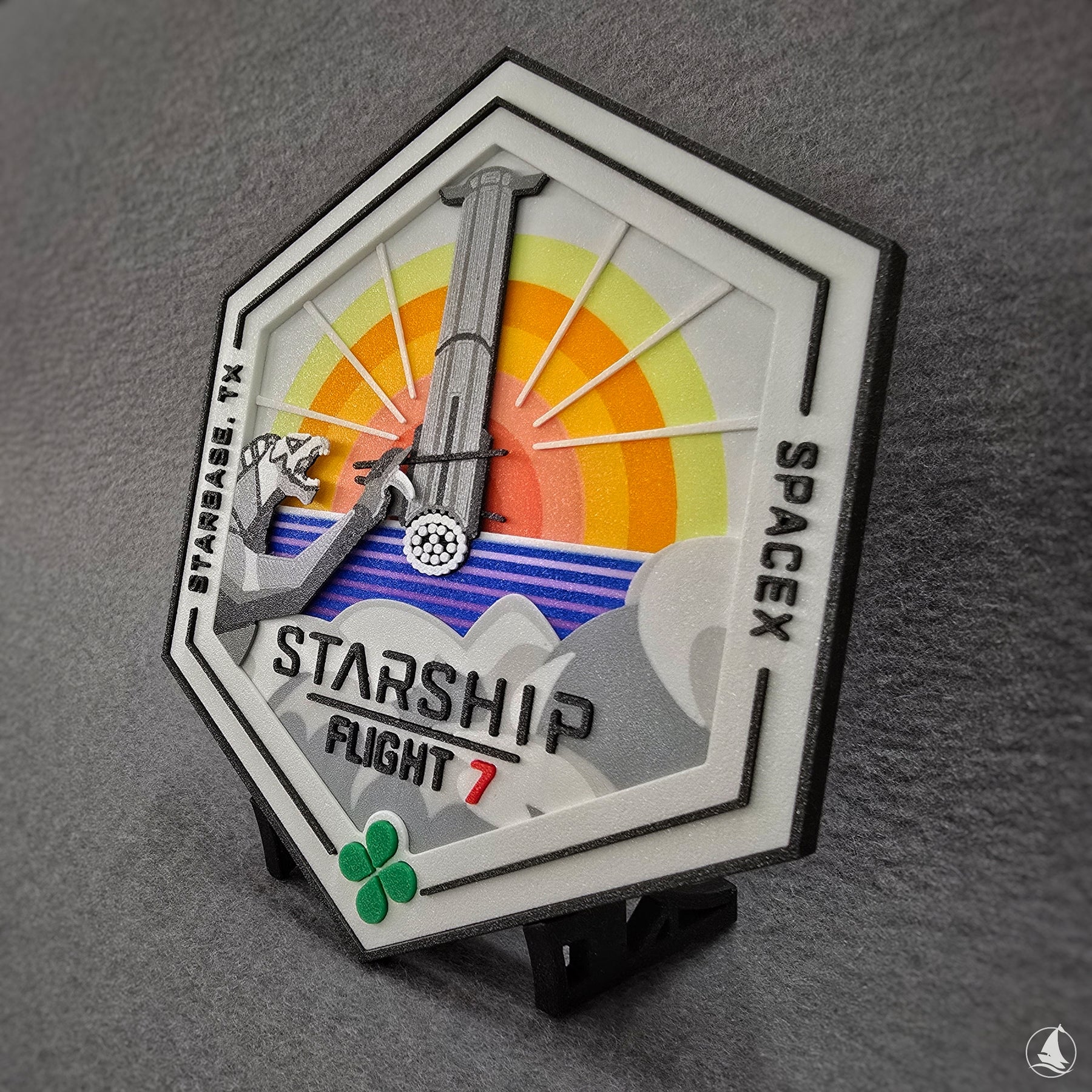 SpaceX Starship - Test flight 7 - 3D print patch