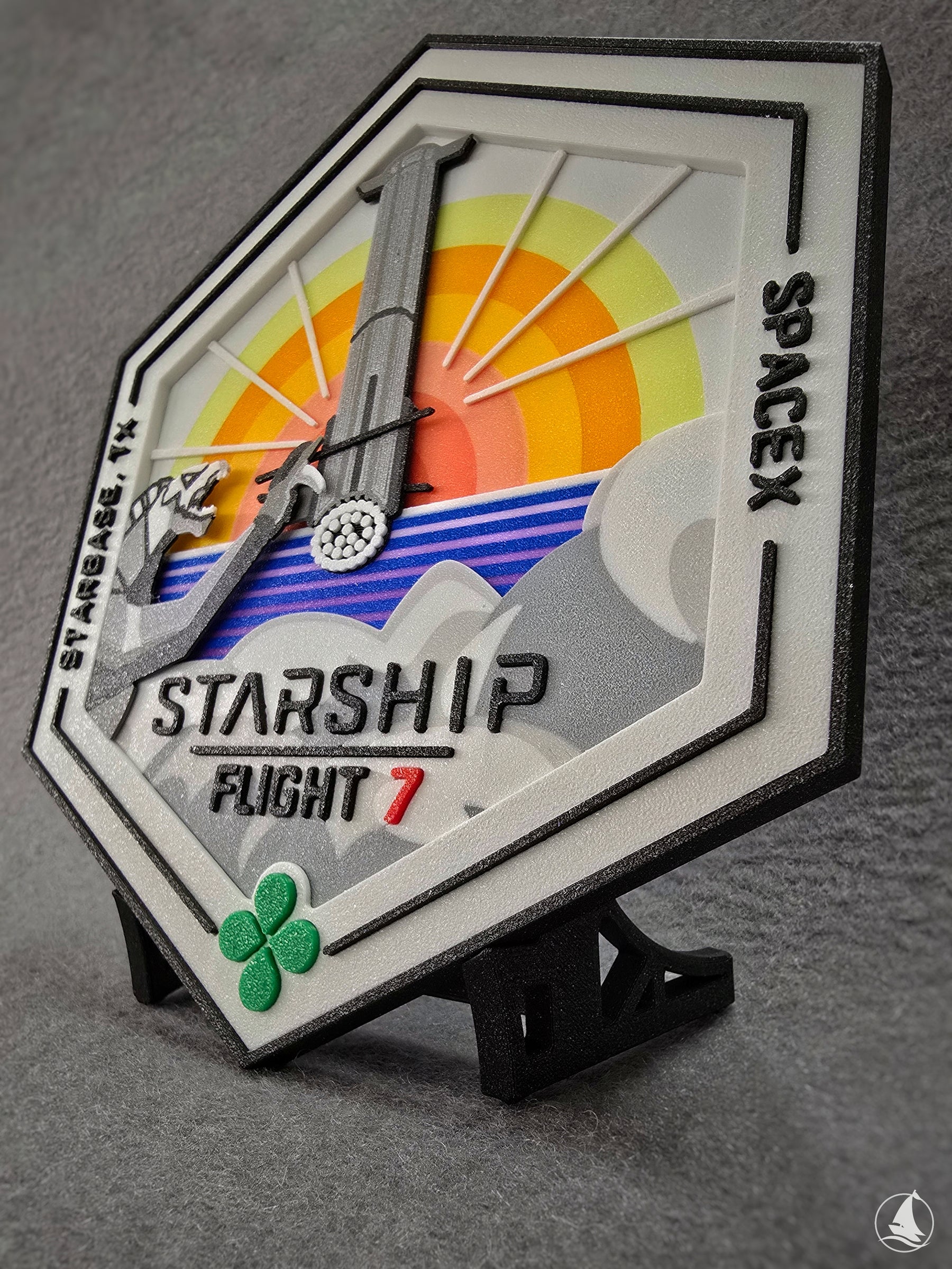 SpaceX Starship - Test flight 7 - 3D print patch