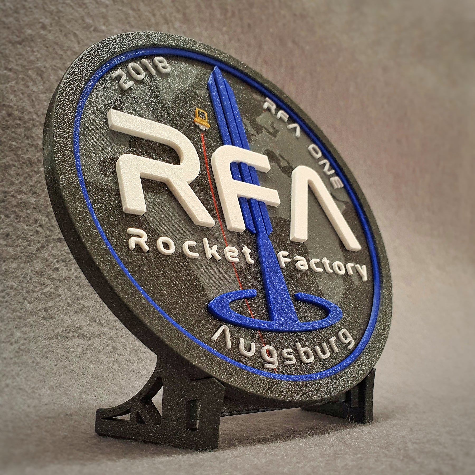Rocket Factory Augsburg - Official 3D printed patch