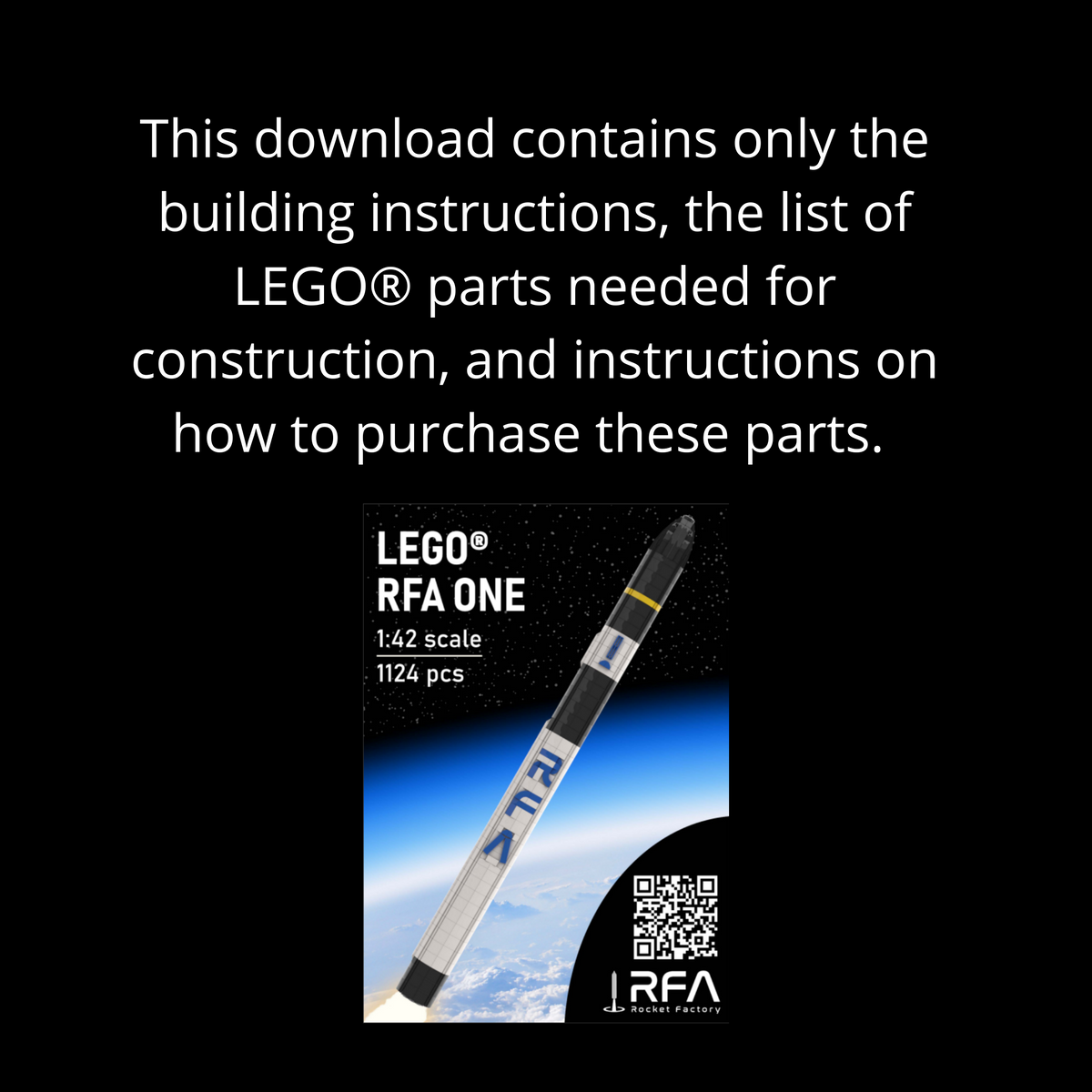 RFA - Building instructions RFA ONE model [1:42] out of LEGO® bricks