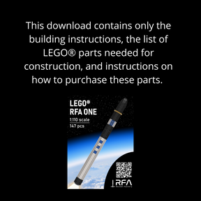 RFA - Building instructions RFA ONE model [1:110] out of LEGO® bricks