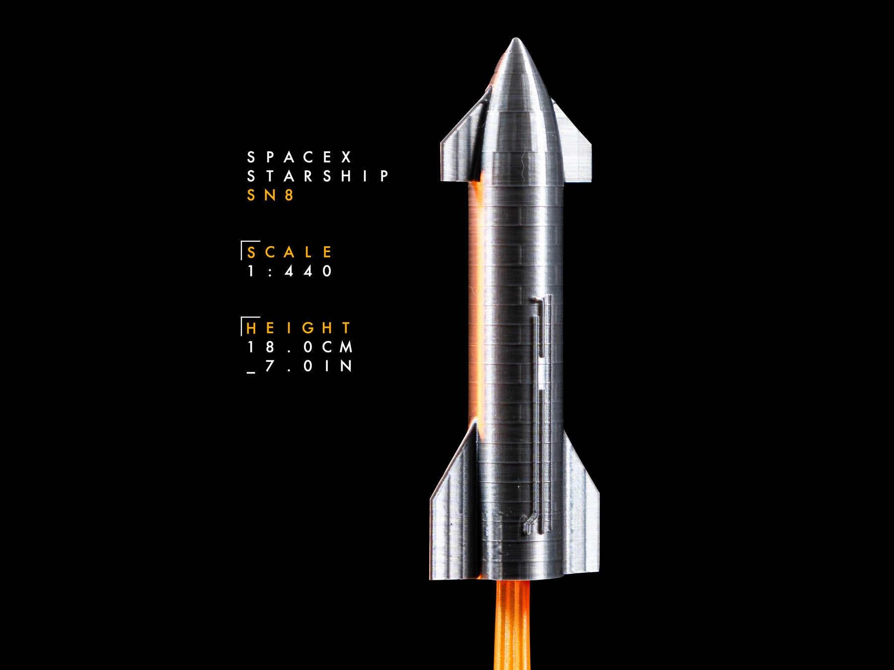 Starship - 3D printed model