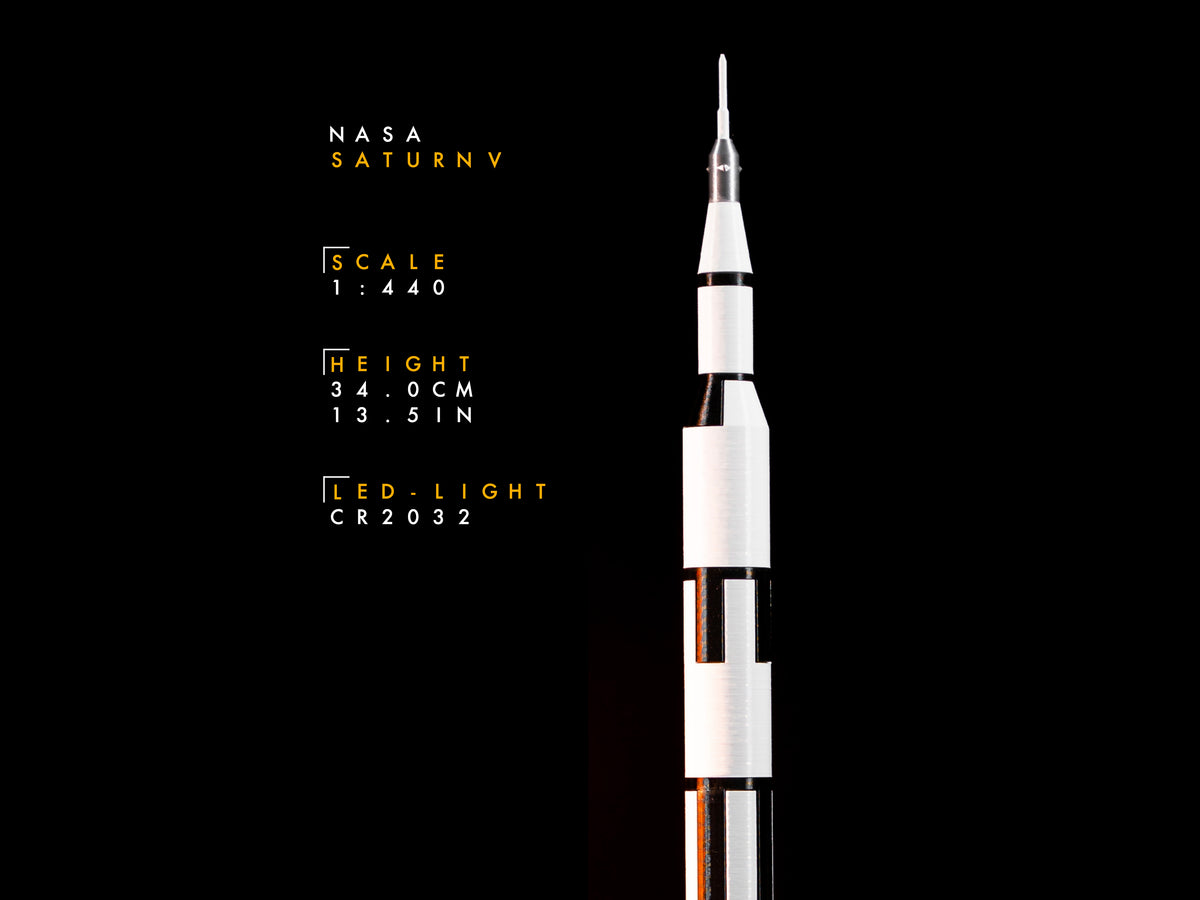 Saturn V - 3D-Druck Modell