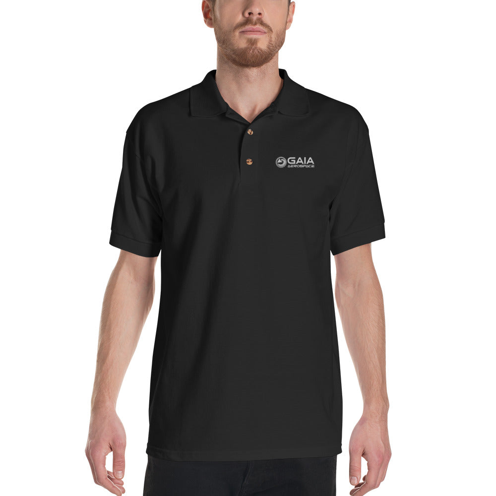 GAIA Aerospace - Poloshirt Black