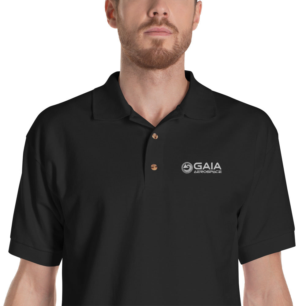 GAIA Aerospace - Poloshirt Black