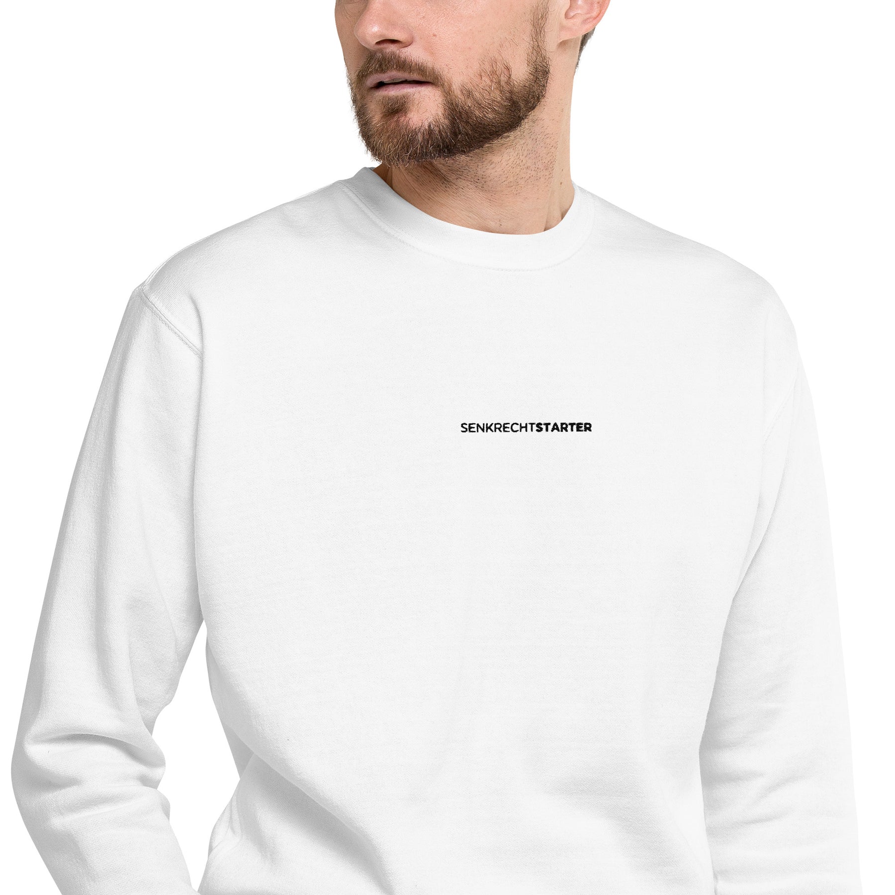 Senkrechtstarter - Premium Sweatshirt White